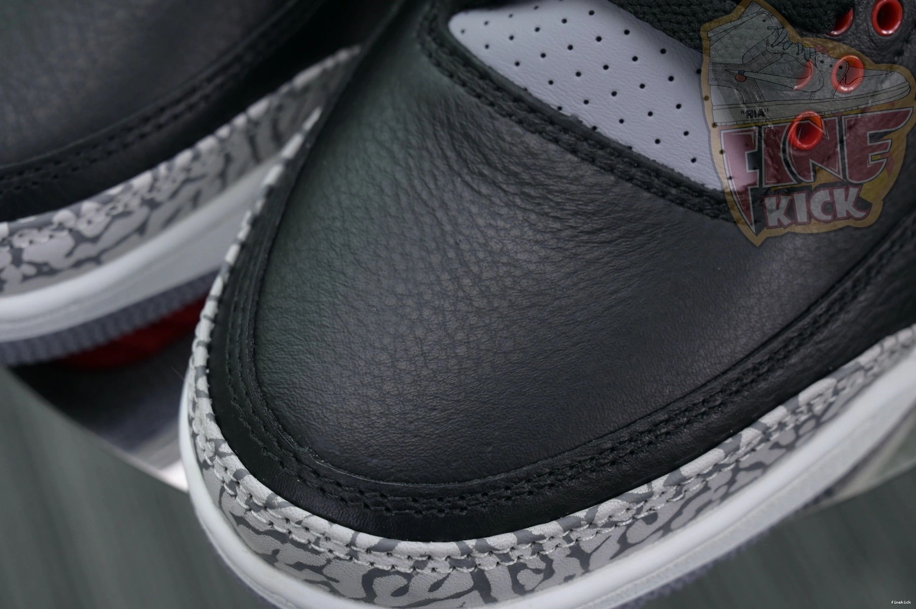 Air Cement Reimagined” 3“Black Jordan 0828